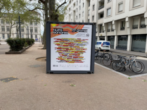 Affichage grand format - Nuits sonores