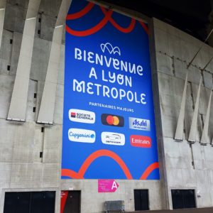 Affichage grand format - Stade Lyon